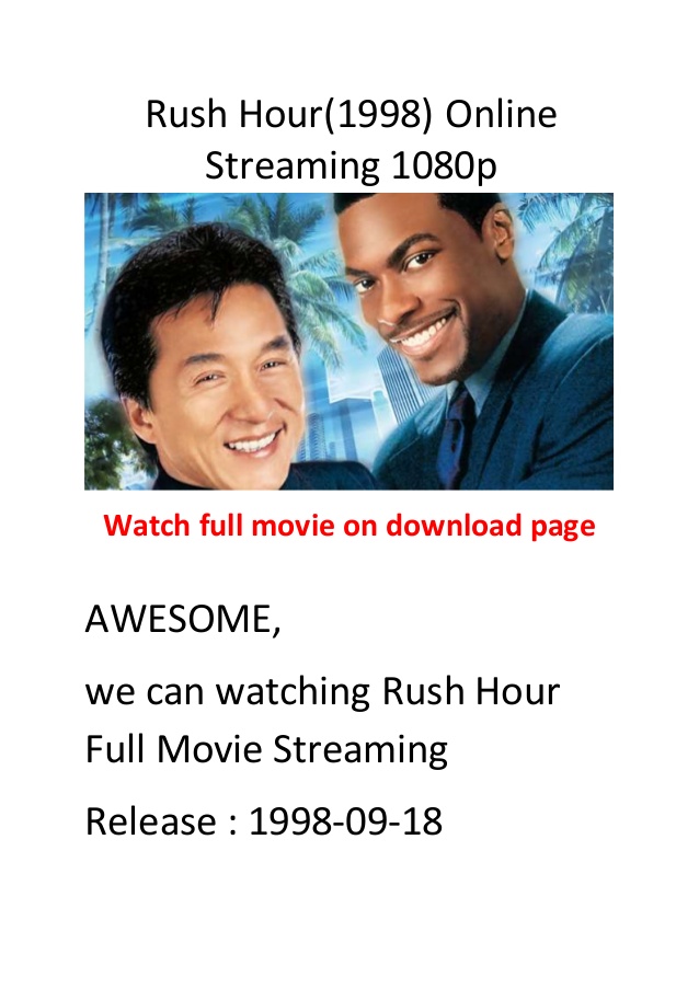Rush hour 1 full movie mp4 download torrent